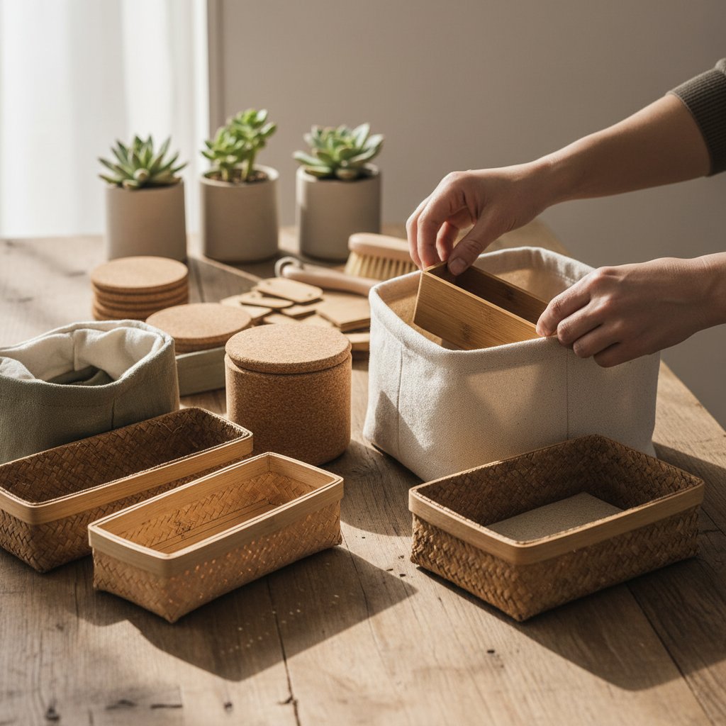Fenice team organizing sustainable home space